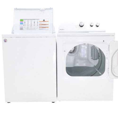 Pictures of Neu Preferred Whirlpool High Capacity Impeller Washer & Electric Dryer Set: 3.8 cu. ft. High Capacity Impeller Washer With Extra Water Cycle / Option & 7.0 cu. ft. Electric 220v Dryer With Auto Sensor Dry - Certified Refurbished - Neu Appliance Outlet - Discount Appliance Outlet in Austin, Tx