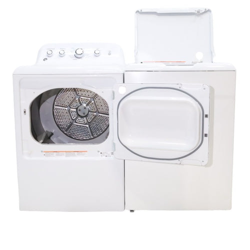 Pictures of Neu Select GE High Capacity Agitator Washer & Electric Dryer Set: 4.2 cu. ft. High Capacity Agitator Washer With Extra Water Cycle / Option & 7.2 cu. ft. Electric 220v Dryer With Auto Sensor Dry - Certified Refurbished - Neu Appliance Outlet - Discount Appliance Outlet in Austin, Tx