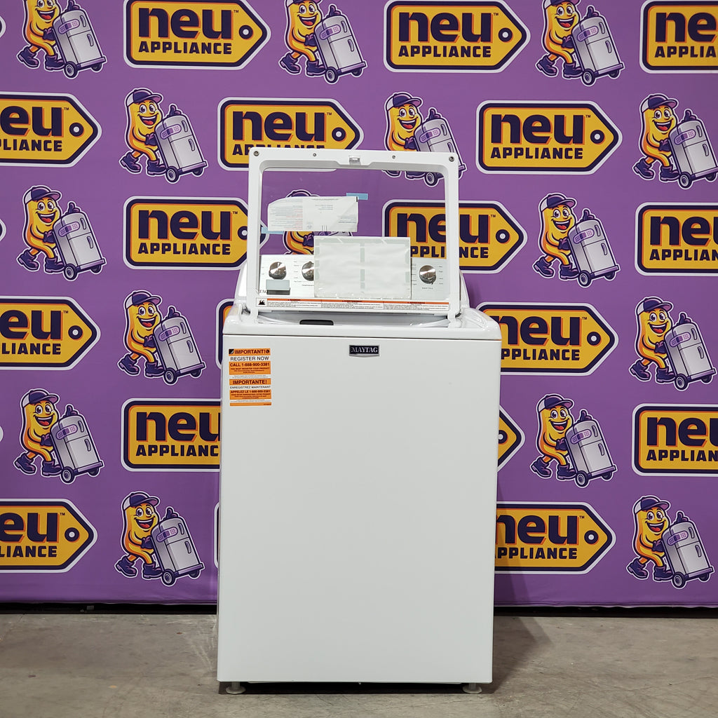 Pictures of Maytag Top Load 4.7 cu. ft. Agitator Washer with Extra Power and Deep Fill Option 24SD23 - MVW5435PW - Open Box - Neu Appliance Outlet - Discount Appliance Outlet in Austin, Tx