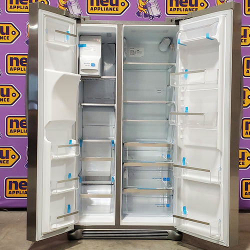 Frigidaire Gallery Smudge Proof Stainless Steel 26 Cu. Ft. Side by Side Refrigerator with Bright LED Lighting 24SD54 - GRSS2652AF - Scratch & Dent (Moderate)