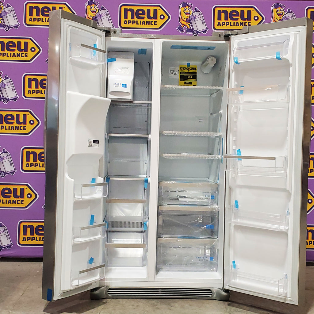 Frigidaire Gallery Smudge Proof Stainless Steel 26 Cu. Ft. Side by Side Refrigerator with Bright LED Lighting 3SD970 - GRSS2652AF - Scratch & Dent (Minor)