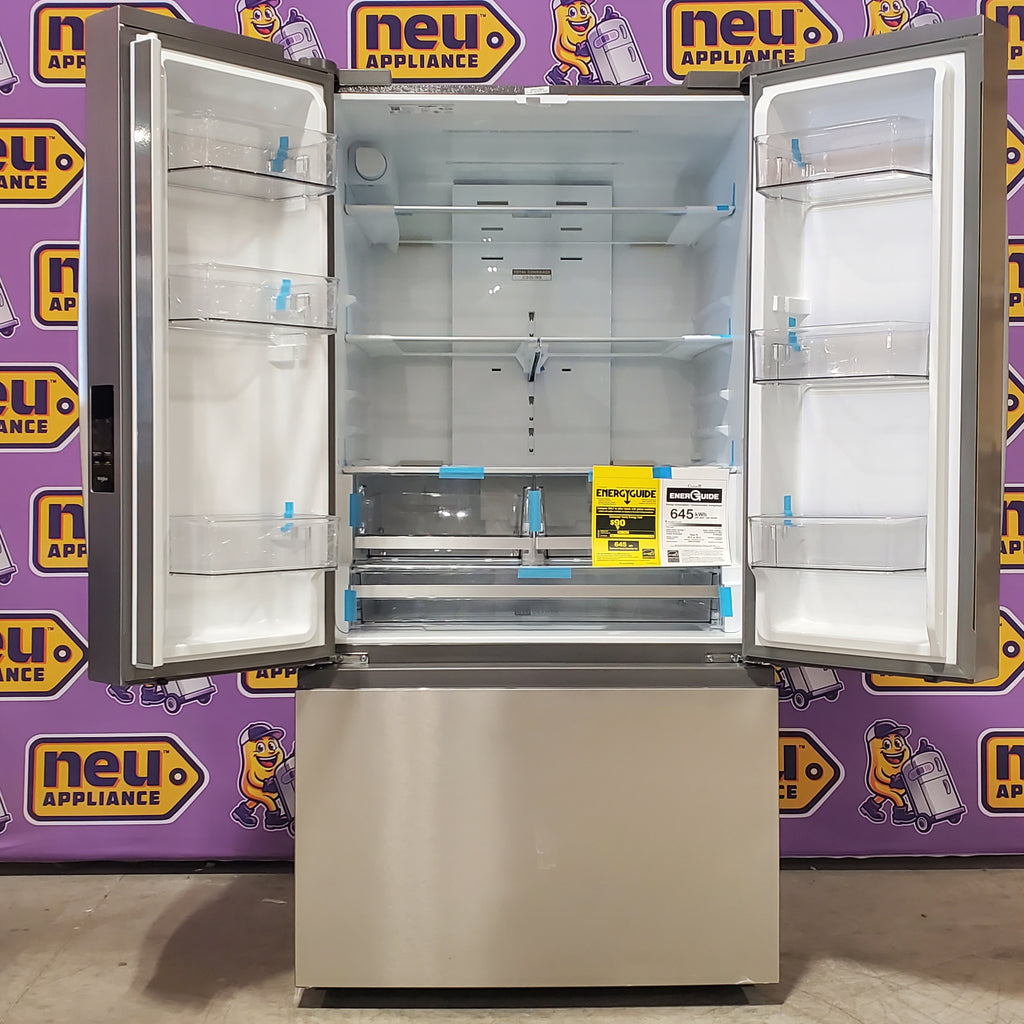 Whirlpool French Door 31 Cu. Ft. Refrigerator with Total Coverage Cooling in Fingerprint Resistant Stainless Steel 5SD269 - WRFF3136SZ - Scratch & Dent (Minor)