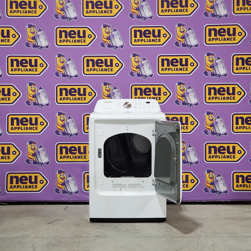 Pictures of Samsung 7.2 cu. ft. Electric Dryer with Sensor Dry in White 6SD62 - DVE45T3200W - Open Box - Neu Appliance Outlet - Discount Appliance Outlet in Austin, Tx