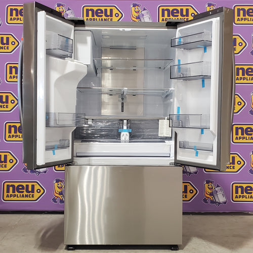 Samsung 31 cu. ft. Mega Capacity 3-Door French Door Refrigerator in Stainless Steel with Four Types of Ice 5SD270 - RF32CG5400SR - Scratch & Dent (Moderate)