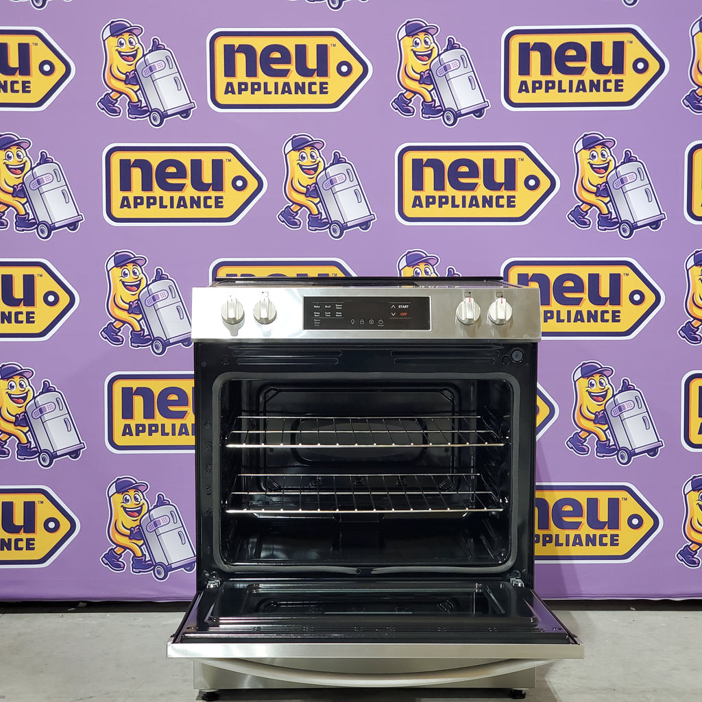 Pictures of Frigidaire Stainless Steel Electric Range with Steam Clean and Even Bake Technology 3SD936 - FCFE3062AS - Open Box - Neu Appliance Outlet - Discount Appliance Outlet in Austin, Tx