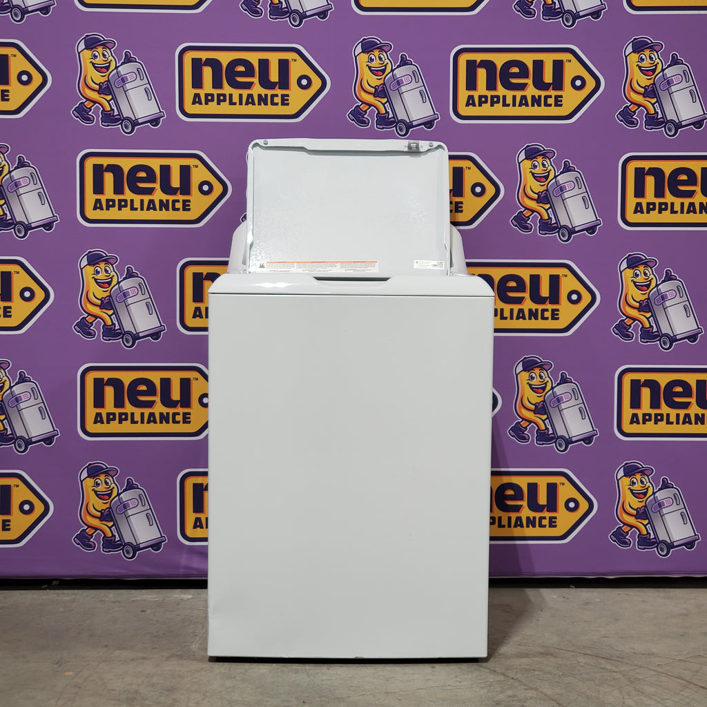 Pictures of GE® 4.3 cu. ft. Capacity Washer with Stainless Steel Basket,Cold Plus and Water Level Control 1CR5023 - GTW385ASWWS - Certified Refurbished - Neu Appliance Outlet - Discount Appliance Outlet in Austin, Tx