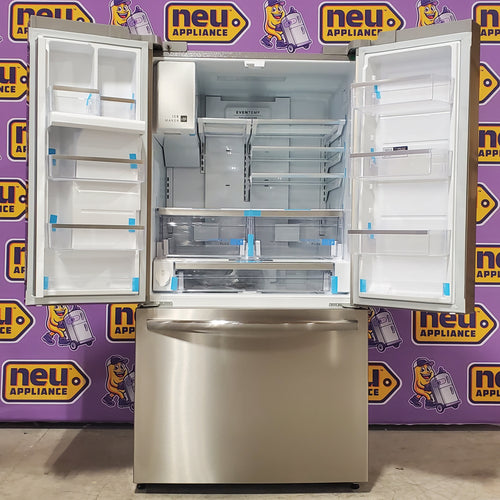 Frigidaire 27.8-cu ft ENERGY STAR French Door Refrigerator with Dual Ice Maker in Fingerprint Resistant Stainless Steel 3SD867 - GRFS2853AF - Scratch & Dent (Minor)