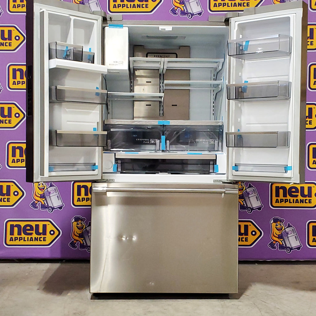 Pictures of Frigidaire Counter-Depth Professional ENERGY STAR 22.6 Cu. Ft. French Door with CrispSeal® Plus Crispers with Auto Humidity 4SD447 - PRFC2383AF - Scratch & Dent (Moderate) - Neu Appliance Outlet - Discount Appliance Outlet in Austin, Tx