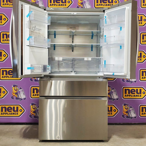 LG 25 cu. ft. Smart Counter-Depth MAX™ 4-Door French Door Refrigerator with Full-Convert Drawer™ 3SD925 - LF25G8330S - S