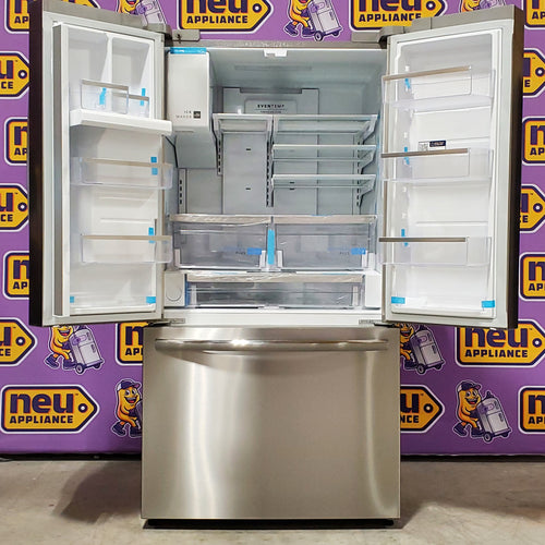 Frigidaire 27.8-cu ft ENERGY STAR French Door Refrigerator with Dual Ice Maker in Fingerprint Resistant Stainless Steel 20SD094 - GRFS2853AF - Scratch & Dent (Major)