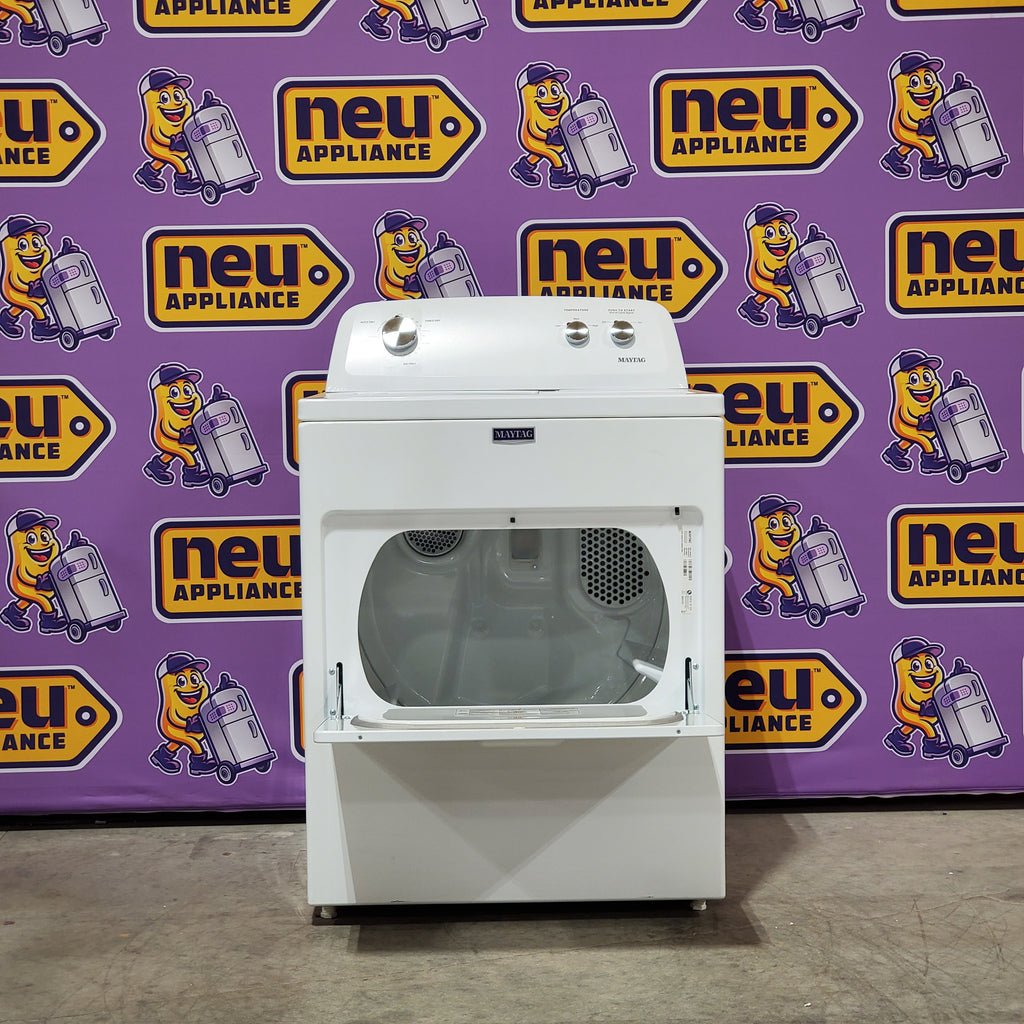 Pictures of Maytag Top Load Style Electric Wrinkle Prevent 7.0 cu. ft. Dryer with Auto Dry 6SD68 - MED4005SW - Open Box - Neu Appliance Outlet - Discount Appliance Outlet in Austin, Tx