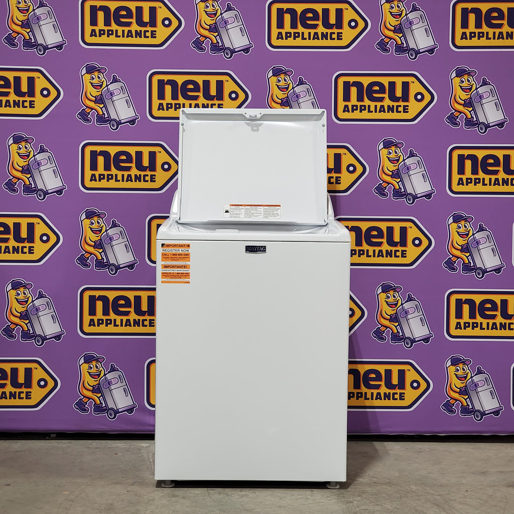 Pictures of Maytag Top Load 4.5 Cu. Ft. Washer with Deep Fill in White 24SD19 - MVW4505MW - Open Box - Neu Appliance Outlet - Discount Appliance Outlet in Austin, Tx