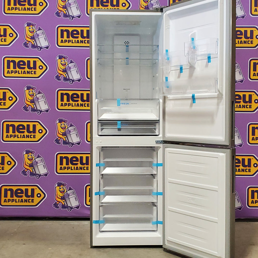 Frigidaire 12 Cu. Ft. 24-inch Wide Garage Ready Bottom Freezer Refrigerator in Stainless Steel 3SD1007 - FRBG1224AV - Scratch & Dent (Moderate)