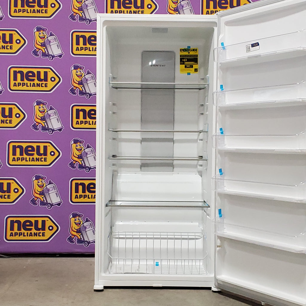 Pictures of Frigidaire 20 Cu. Ft. Energy Star Garage Ready Single-Door Refrigerator in White 20SD85 - FRAE2024AW - Scratch & Dent (Minor) - Neu Appliance Outlet - Discount Appliance Outlet in Austin, Tx