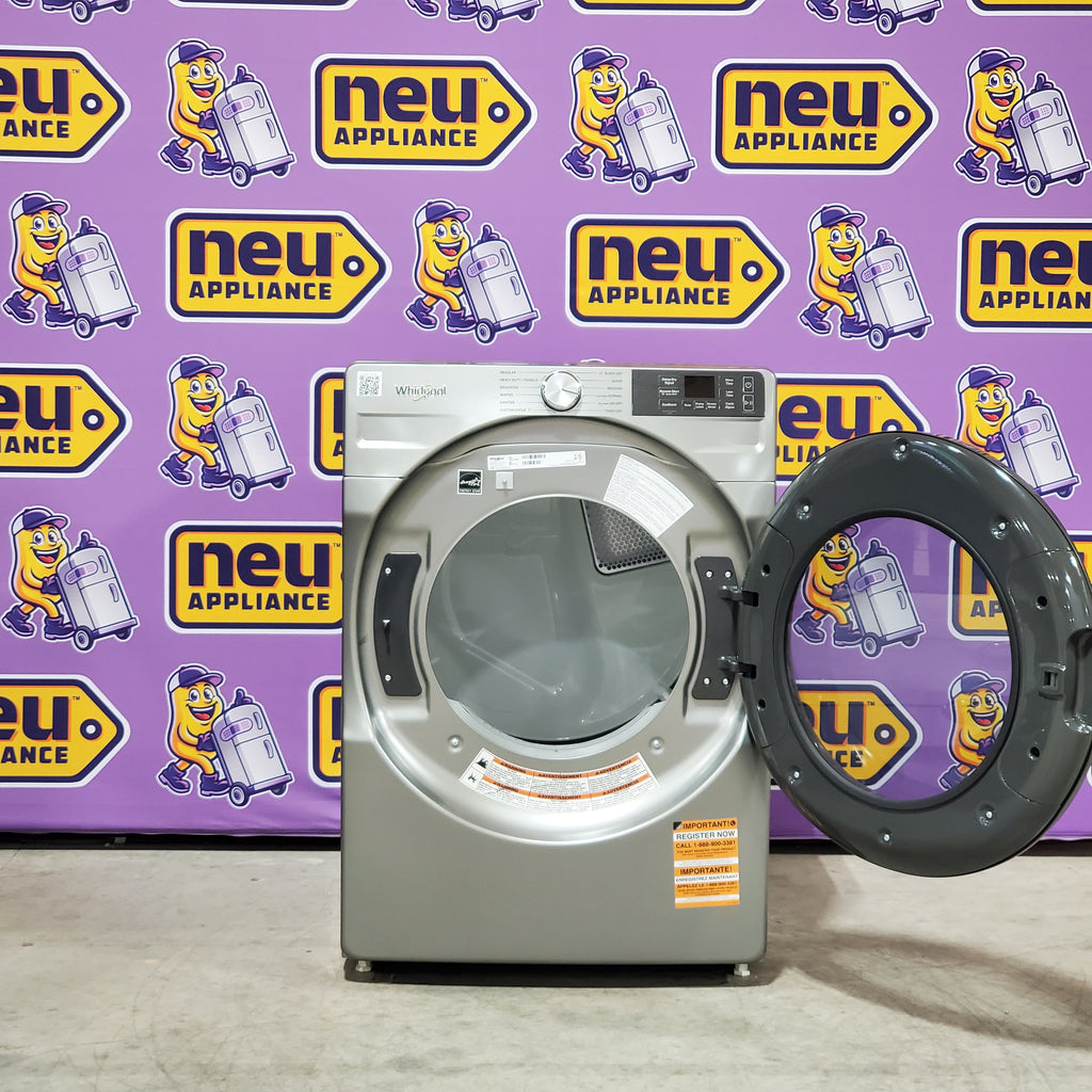 Pictures of Whirlpool 4.5 cu. ft. Smart Front Load ENERGY STAR® Washer with FreshFlow™ Vent System WFW5720RR - Scratch & Dent (Minor) and 7.4 cu. ft. Smart Front Load ENERGY STAR® Electric Dryer with Wrinkle Shield™ Option 16093 0 WED5720RR - Scratch & Dent (Minor) - Neu Appliance Outlet - Discount Appliance Outlet in Austin, Tx