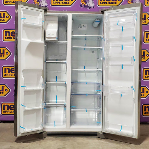 Frigidaire 22 Cu. Ft. Counter-Depth Side-by-Side Refrigerator in Stainless Steel 3SD1093 - FRSC2333AS - Scratch & Dent (Minor)