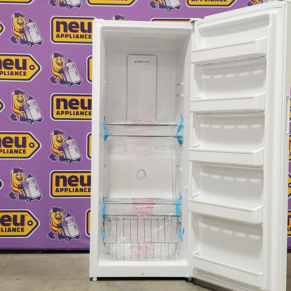 Pictures of Frigidaire 13 Cu. Ft. Garage Ready Upright Freezer with EvenTemp™ Cooling System 3SD839 - FFFU13F2VW - Scratch & Dent (Moderate) - Neu Appliance Outlet - Discount Appliance Outlet in Austin, Tx