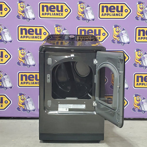 Samsung 7.4 Cu. Ft. Smart Electric Dryer with Steam Sanitize+ in Black 5SD258 - DVE55CG7100V - Scratch & Dent (Minor)