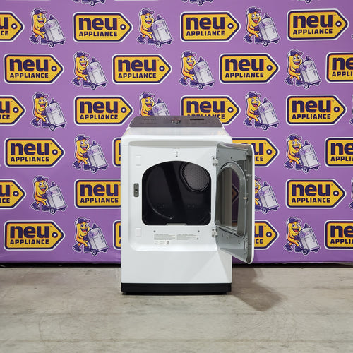 Pictures of Samsung White Smart Electric 7.4 Cu. Ft. Dryer with Sensor Dry and Steam Sanitize+ 6SD40 - DVE52A5500W - Scratch & Dent (Minor) - Neu Appliance Outlet - Discount Appliance Outlet in Austin, Tx