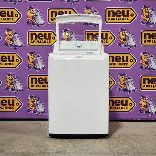 Pictures of LG 4.1 Cu Ft Agitator Top-Load Washer with 4 Way Agitator and TurboDrum Technology in White 25SD114 - WT6105CW - Scratch & Dent (Minor) - Neu Appliance Outlet - Discount Appliance Outlet in Austin, Tx