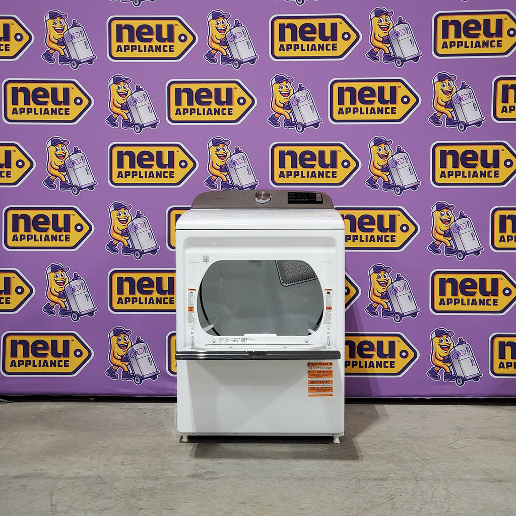 Pictures of Maytag 7.4 Cu. Ft. Top Load Electric Dryer with Extra Power and Advanced Moisture Sensing 22SD011 - MED6205RW - Scratch & Dent (Minor) - Neu Appliance Outlet - Discount Appliance Outlet in Austin, Tx