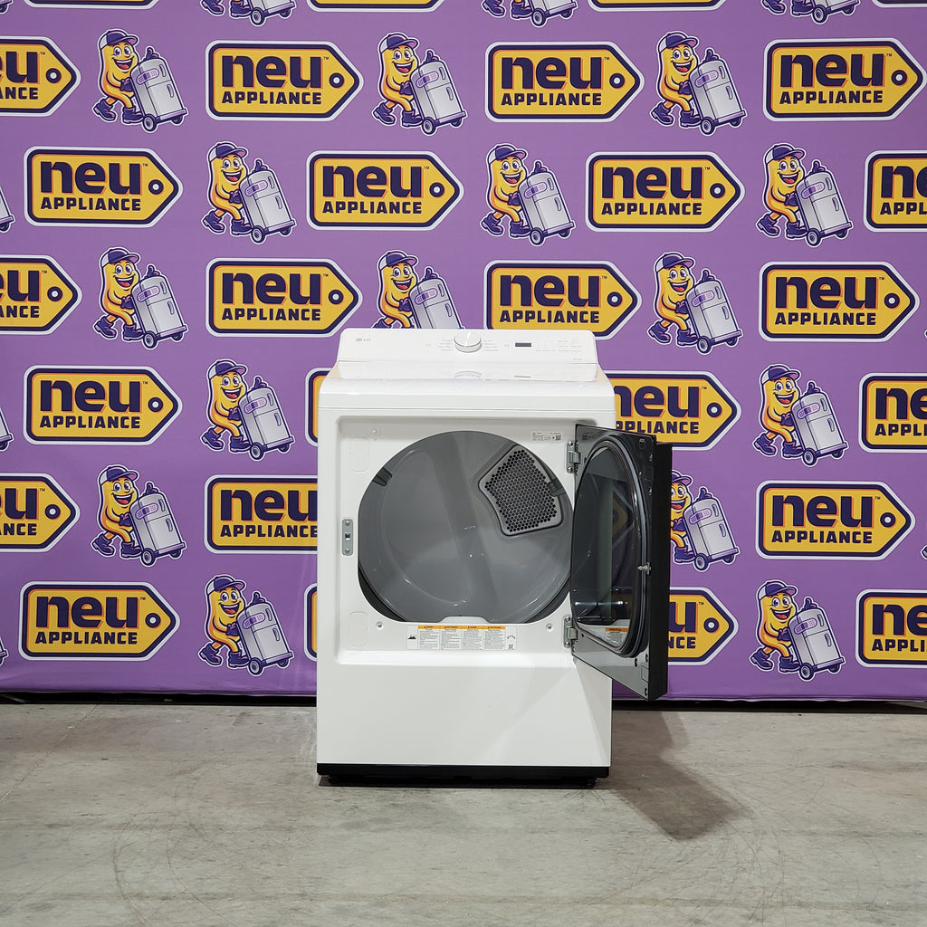 Pictures of LG 7.3 cu. ft. Ultra Large Capacity Rear Control Electric Dryer with AI Sensing and ThinQ® Smart Features 6SD56 - DLE8200W - Open Box - Neu Appliance Outlet - Discount Appliance Outlet in Austin, Tx