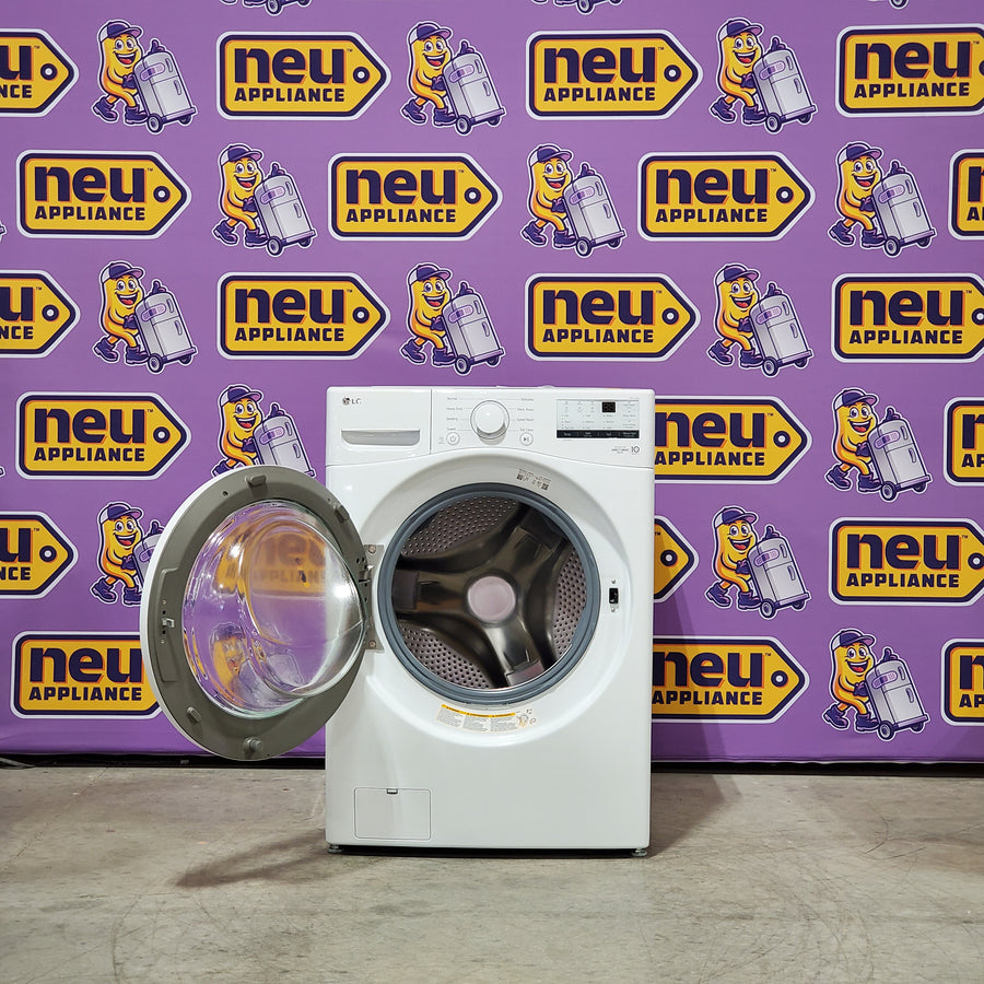 LG Ultra Large Capacity Front Load 4.5 Cu. Ft. Washer in White with ColdWash Technology WM3400CW - New in Box and LG 7.4 cu. ft. Large Capacity Electric Dryer in White 16258 - DLE3400W - Open Box