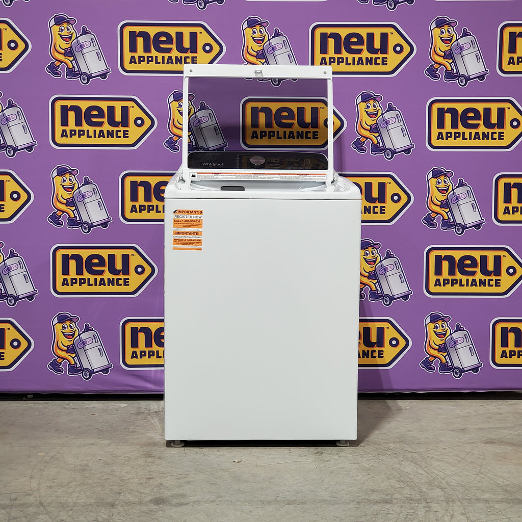 Whirlpool 4.6 Cu. Ft. Top Load Impeller Washer with Built-in Faucet 24SD20 - WTW5020SW  - Scratch & Dent (Minor)