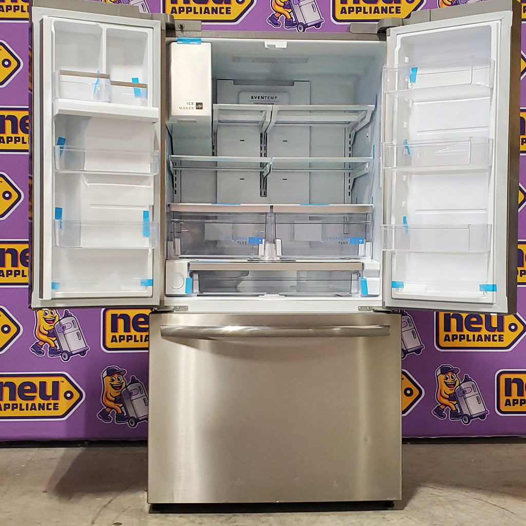 Pictures of Frigidaire 27.8-cu ft ENERGY STAR French Door Refrigerator with Dual Ice Maker in Fingerprint Resistant Stainless Steel 3SD1059 - GRFS2853AF - Scratch & Dent (Moderate) - Neu Appliance Outlet - Discount Appliance Outlet in Austin, Tx