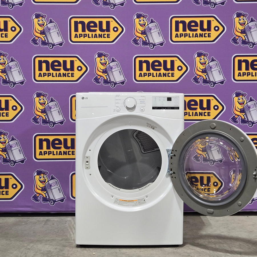 LG Ultra Large Capacity Front Load 4.5 Cu. Ft. Washer in White with ColdWash Technology WM3400CW - New in Box and LG 7.4 cu. ft. Large Capacity Electric Dryer in White 16258 - DLE3400W - Open Box