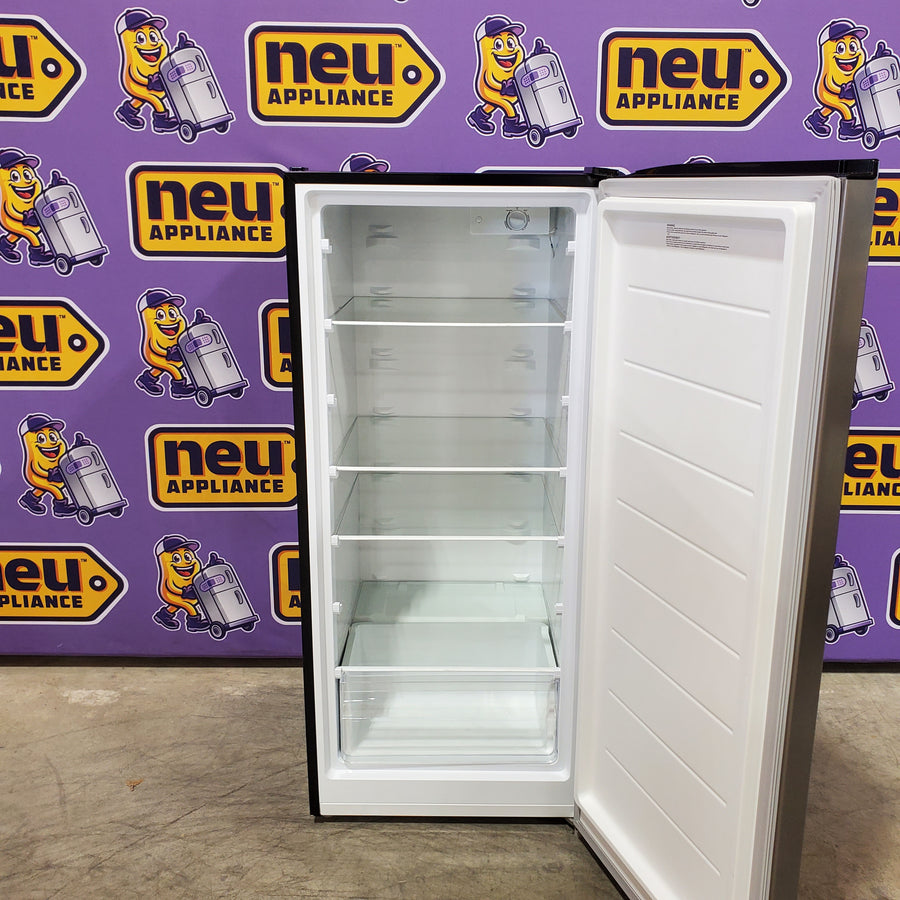 Vissani 7.1 cu. ft. Manual Defrost Convertible Upright Freezer in Stainless Steel Look MDUFC7SS4 - Scratch & Dent (Major)