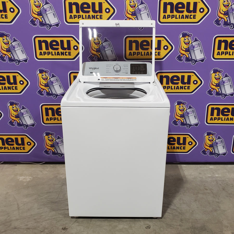 Whirlpool® 4.2-4.3 Cu. Ft. Top Load Washer with 2-in-1 Removable Agitator and Soft Close Glass Lid 22221434 - WTW4307SW - Scratch & Dent (Minor)