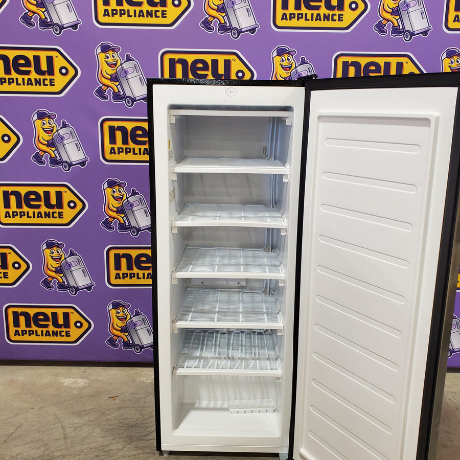 Frigidaire 6.5-cu ft Garage Ready Upright Freezer in Stainless Steel EFRF698 - Scratch & Dent (Moderate)