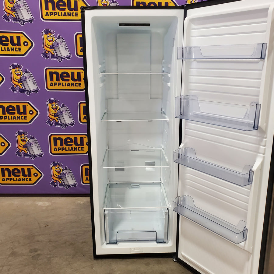 Vissani 24 in. 11 cu. ft. Convertible Auto Defrost Garage Ready Upright Freezer/Refrigerator in Stainless Steel, Energy Star VSF11US2A16 - Scratch & Dent (Major)