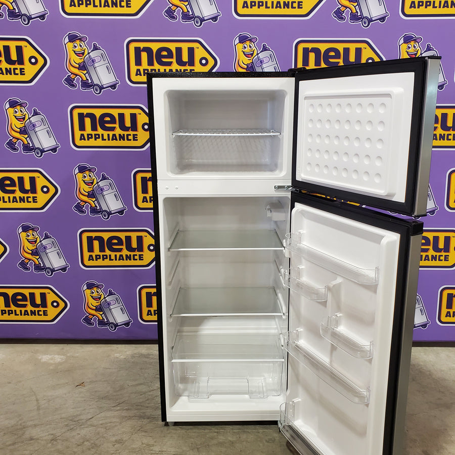 Frigidaire 7.5 cu. ft. Mini Refrigerator with Top Freezer in Stainless Look EFR780 - Open Box