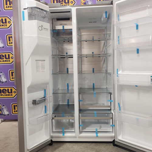 Pictures of LG 27 cu. ft. Smart Side-by-Side Refrigerator with Smooth Touch Ice & Water Dispenser 3SD651 - LL27T3530S - Scratch & Dent (Minor) - Neu Appliance Outlet - Discount Appliance Outlet in Austin, Tx