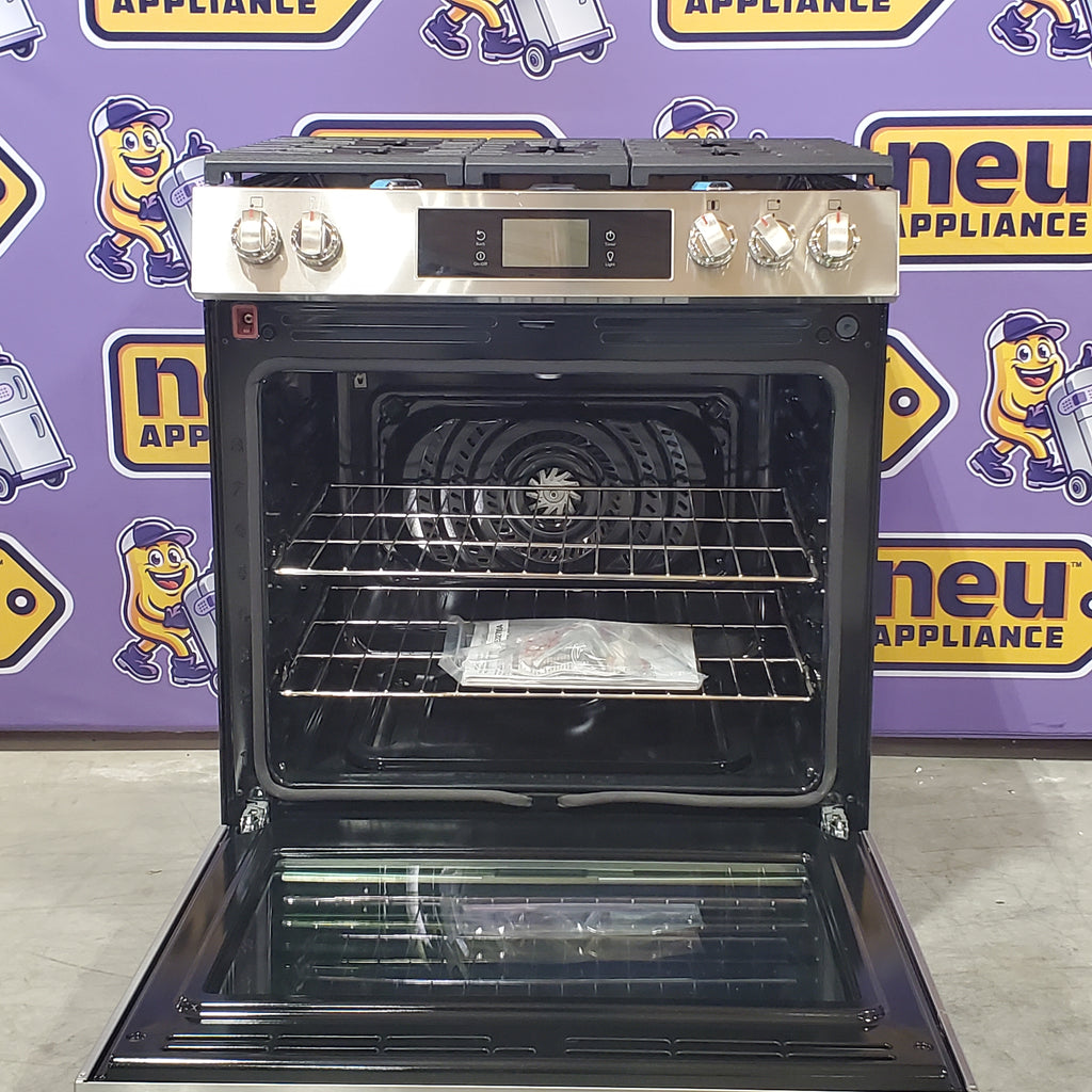 Frigidaire Gallery 6 cu. ft. 5 Burner Slide-In Gas Range with Total Convection and Air Fry in Smudge Proof Stainless Steel 3SD857 - GCFG3060BF - Open Box