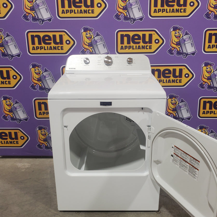 MayTag 7.0 cu. ft. Top Load Electric Wrinkle Prevent Dryer 22133SD202 - MED4500MW - Scratch & Dent (Minor)