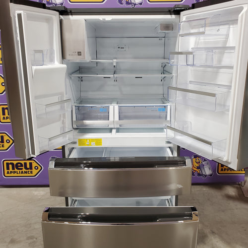 Pictures of Frigidaire Gallery 26 Cu. Ft. Standard-Depth 4-Door French Door Refrigerator in Fingerprint Resistant Stainless Steel 20232SD596 - GRMS2773AF - Scratch & Dent (Major) - Neu Appliance Outlet - Discount Appliance Outlet in Austin, Tx