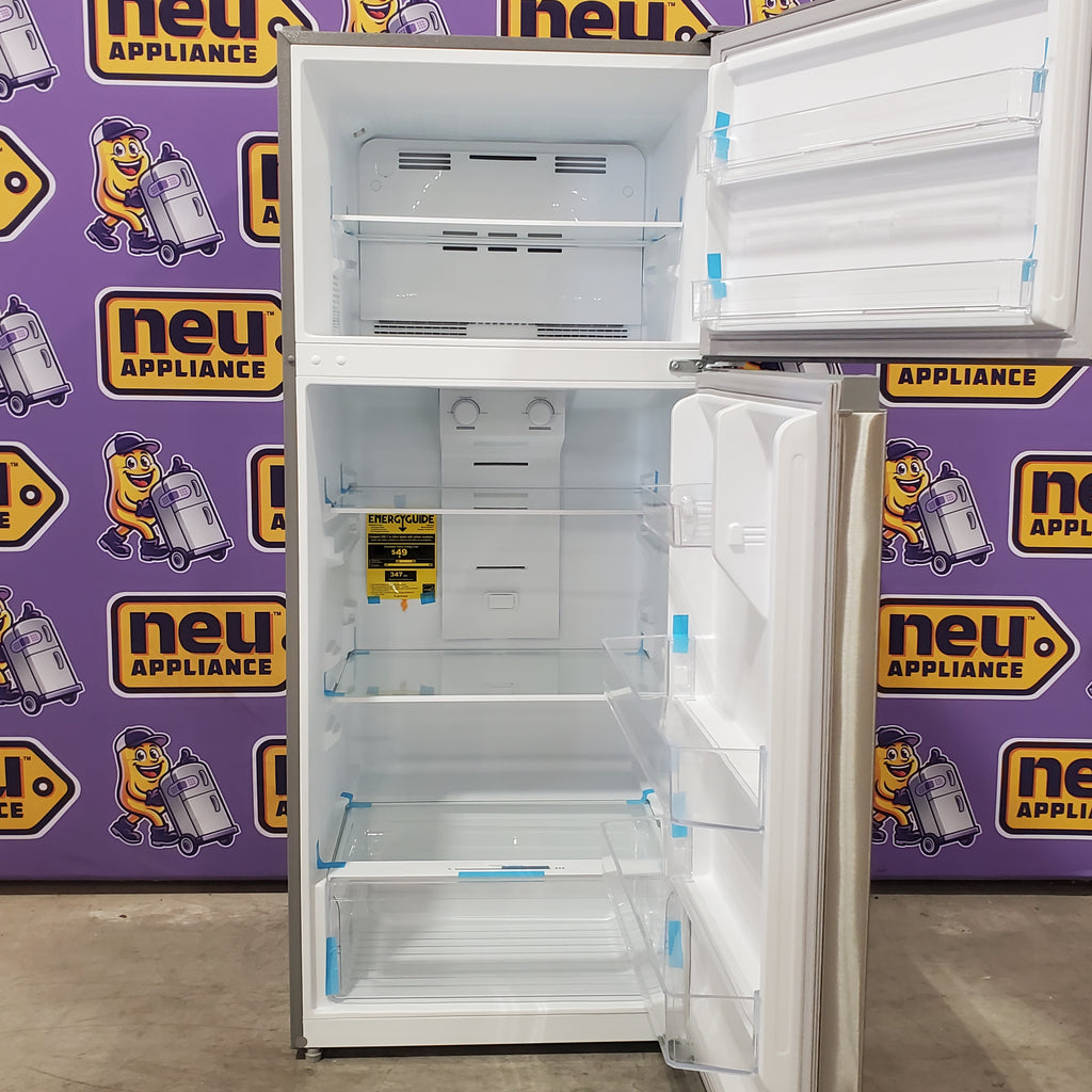 Pictures of Frigidaire 16 Cu. Ft. Garage Ready Top Freezer Refrigerator 3SD1048 - FRTE1622AS - Scratch & Dent (Moderate) - Neu Appliance Outlet - Discount Appliance Outlet in Austin, Tx