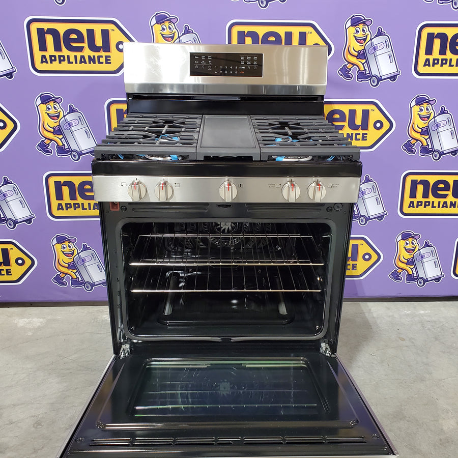 Frigidaire Gallery 6 cu. ft. 5 Burner Slide-In Gas Range with Total Convection and Air Fry, Smudge Proof Stainless Steel 20534SD700 - GCRG3060BF - Scratch & Dent (Moderate)