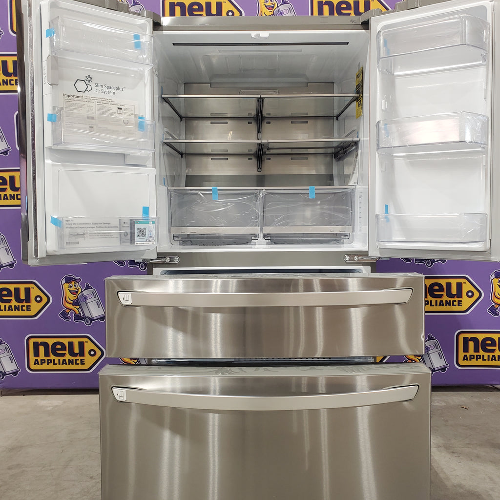 LG 30 cu. ft. Smart French Door Refrigerator with Craft Ice™ & Full-Convert™ Drawer 3SD930 - LRMXS3006S - Scratch & Dent (Minor)