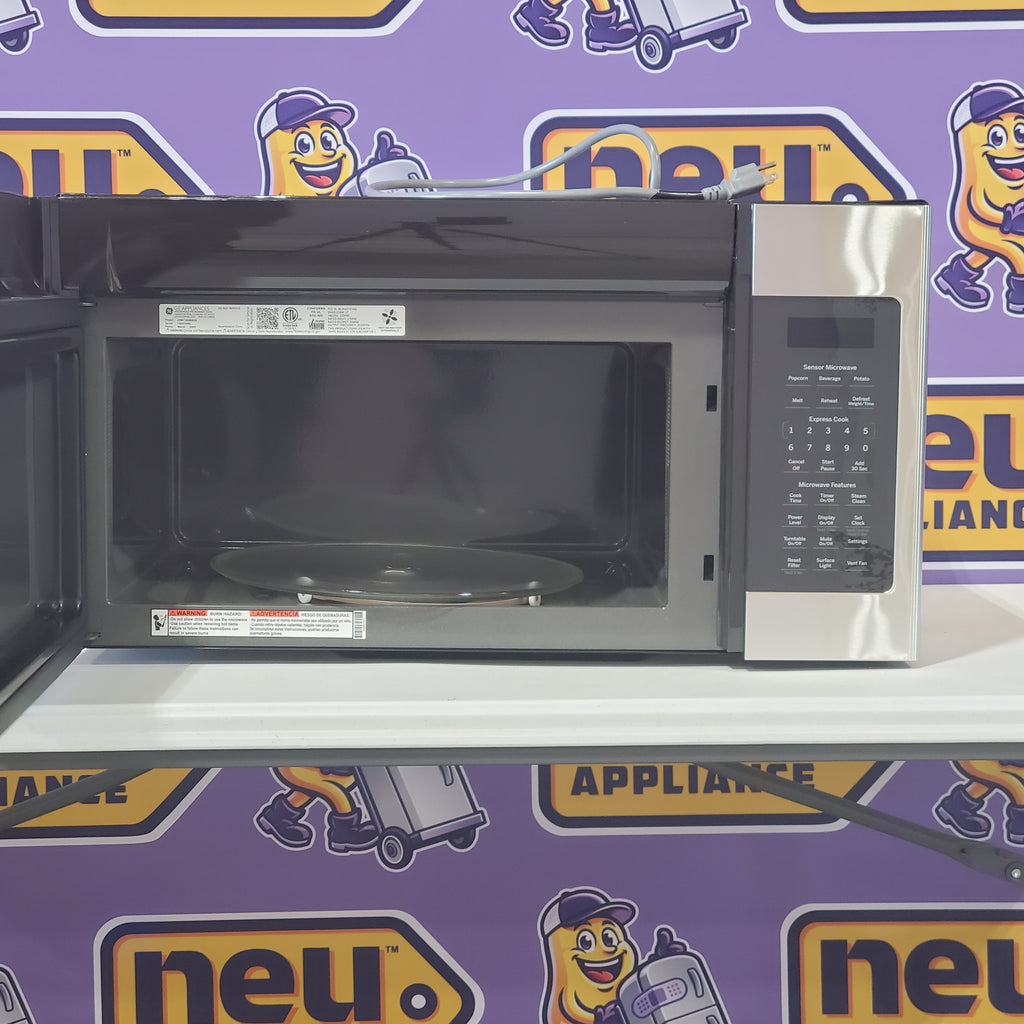 Pictures of GE Over-The-Range Sensor 1.9 Cu. Ft. Microwave Oven with Filter Indication Light and Steam Clean JVM7195SKSS - New in Box - Neu Appliance Outlet - Discount Appliance Outlet in Austin, Tx