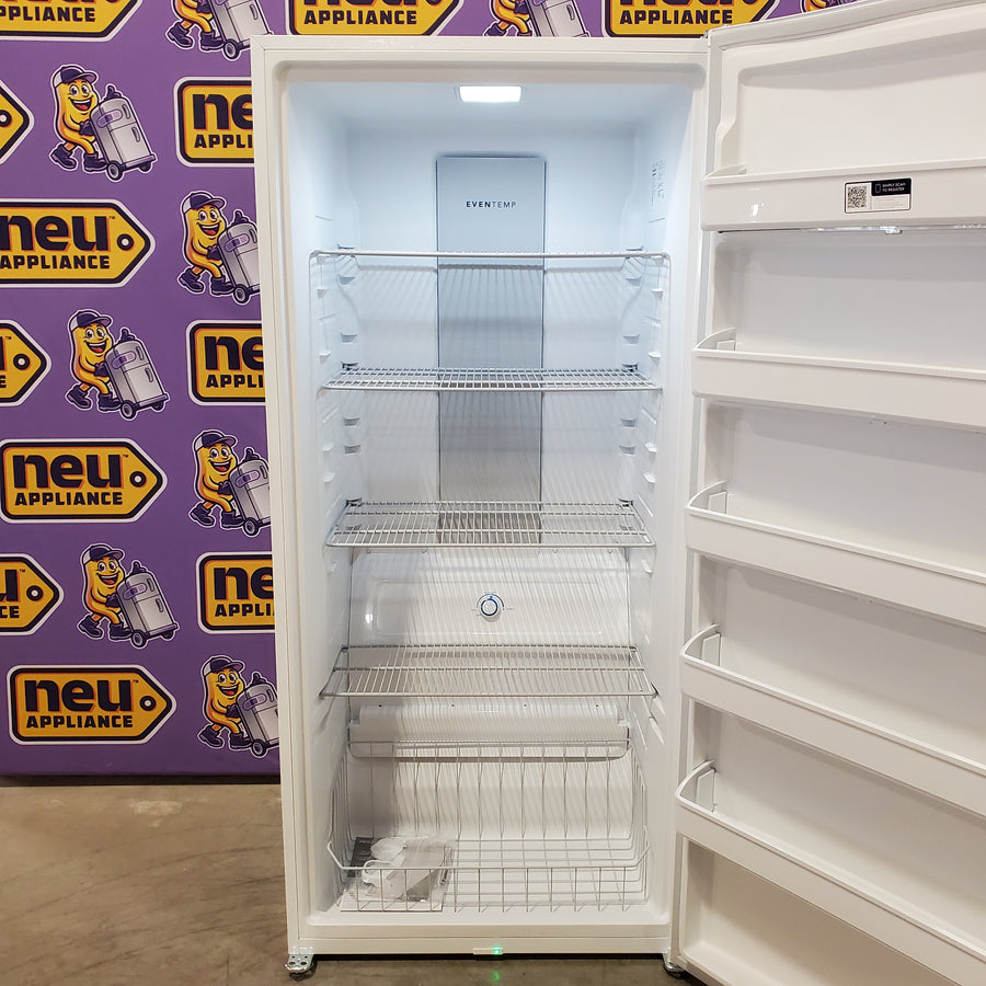 Frigidaire 20 Cu. Ft. Energy Star Garage Ready Upright Freezer in White 22136SD343 - FFUE2022AW - Scratch & Dent (Moderate)