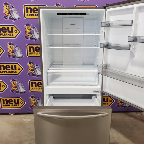 Mora 17.2 cu. ft. Counter Depth Bottom Freezer Refrigerator with LED Interior Lighting 30134SD205 - MRB172N6ASE - Scratch & Dent (Moderate)