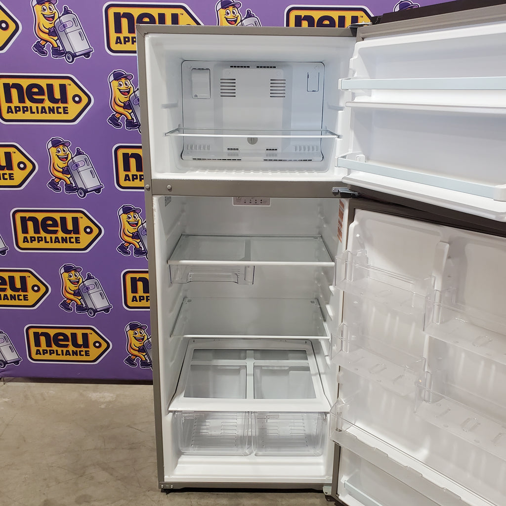 Whirlpool 18 Cu. Ft. 28" Wide Refrigerator in Stainless Steel 251311SD939 - WRT518SZFM - Scratch & Dent (Moderate)