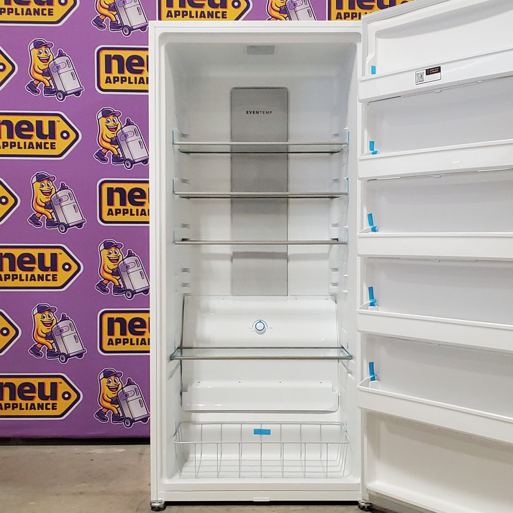 Pictures of Frigidaire 20 Cu. Ft. Energy Star Garage Ready Upright Freezer in White FFUE2022AW - Scratch & Dent (Minor) - Neu Appliance Outlet - Discount Appliance Outlet in Austin, Tx