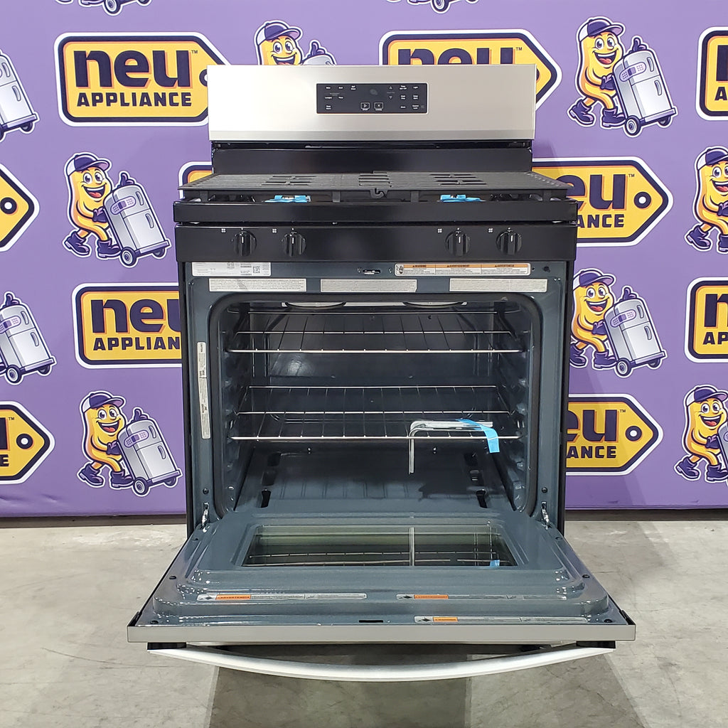 Pictures of Whirlpool 30-inch Self Clean Gas Range with No Preheat Mode WFGS3530RS - Open Box - Neu Appliance Outlet - Discount Appliance Outlet in Austin, Tx