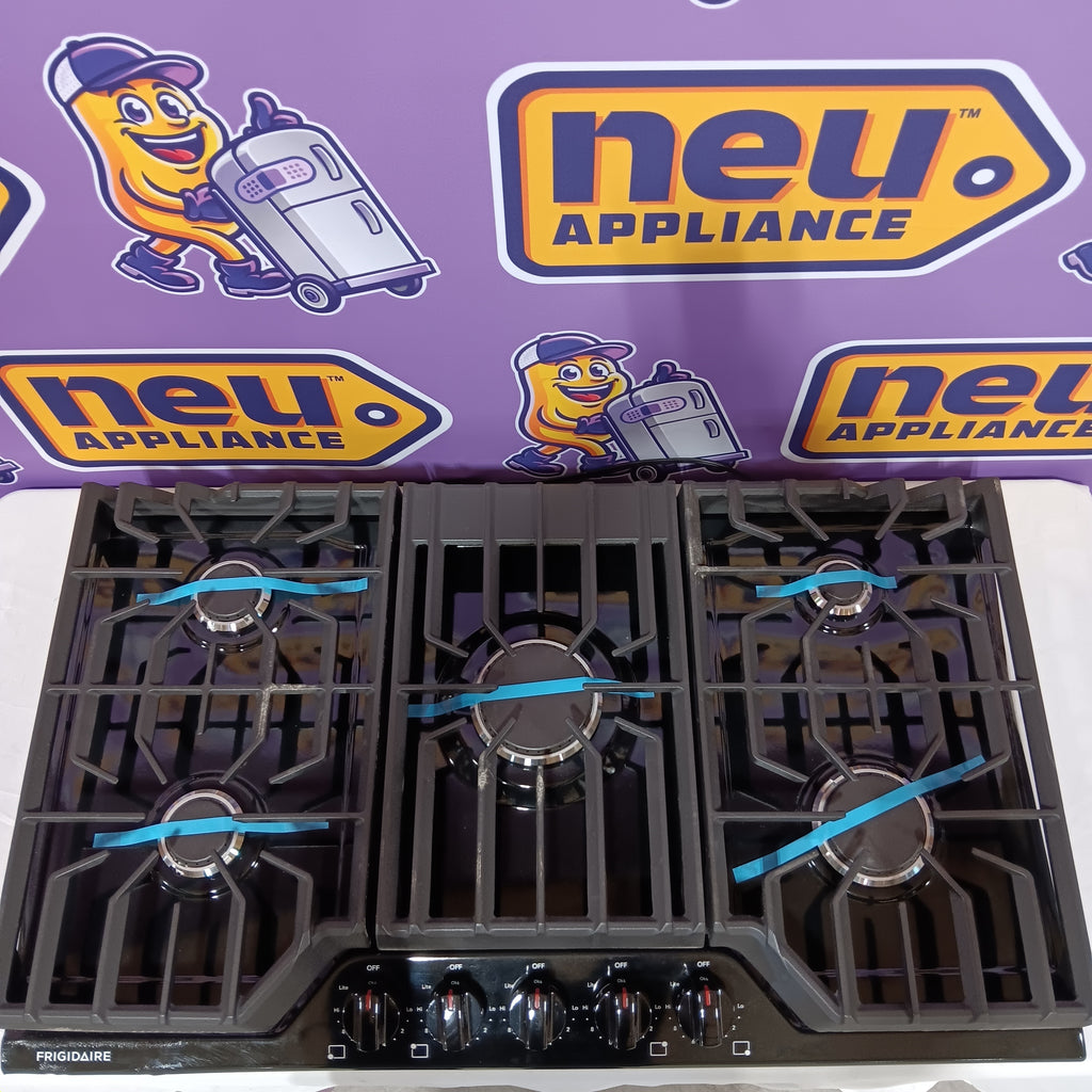 Frigidaire 5-Burner 36 inch Gas Cooktop in Black 3SD362 - FCCG3627AB - Scratch & Dent (Minor)