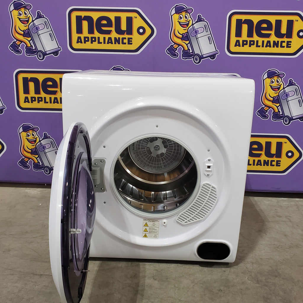 Pictures of SIMZLIFE 2.65 cu. ft. Vented Front Load Stackable Electric Compact Dryer in White with Multiple Drying Modes SA412 - CD-9 - Open Box - Neu Appliance Outlet - Discount Appliance Outlet in Austin, Tx